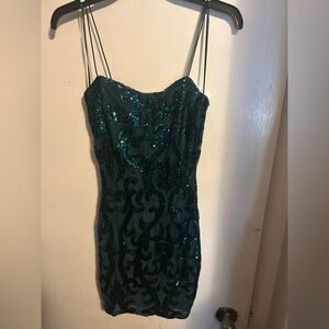 Lovely day dress with sequins